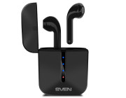 SVEN E-335B, TWS Wireless In-ear stereo earbuds with microphone, black